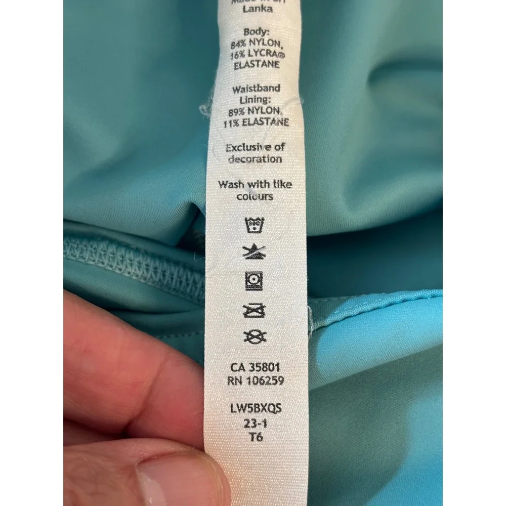 Lululemon Fast and Free High-Rise Tight 25 Pockets Electric Turquoise LW5BXQS 2